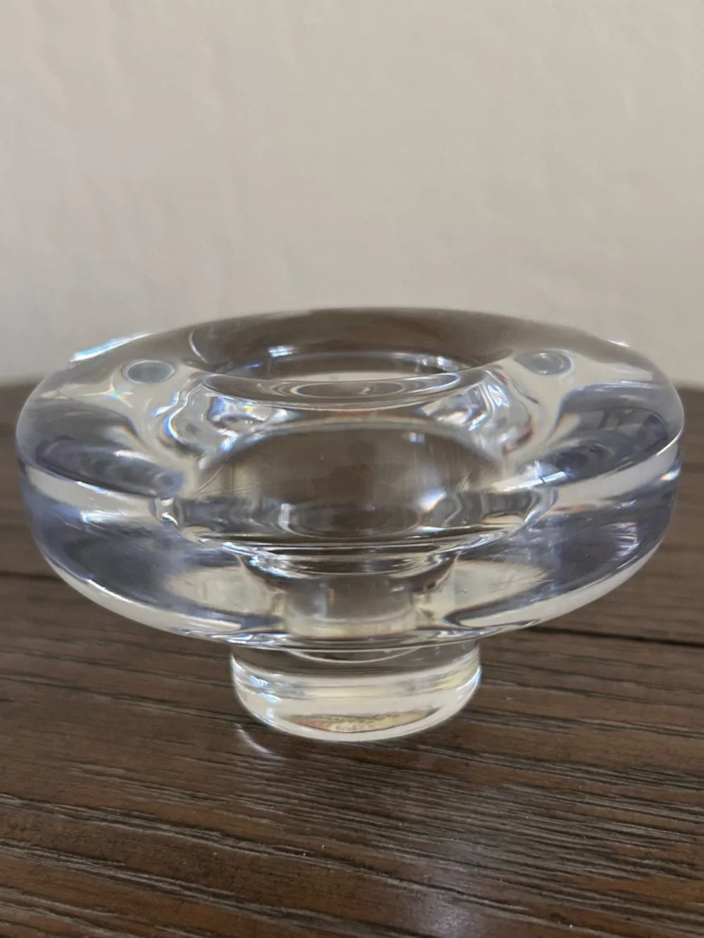 Mid Century Dansk Crystal Candle Holder Designed By Jens Quistgaard Votive Taper